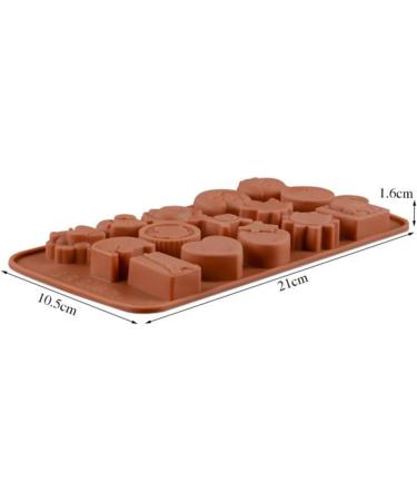 3pcs 15 Fudge Molds Non-Stick Mold Cartoon Animal Mold Silicone Mold Fondant Molds Bakeware Silicone Candy Mold Silicone Baking Molds Candy Molds Biscuits Cake Chocolate Candies mediumx3pcs Coffeex3pcs - Buy Online on SooperMarket.com