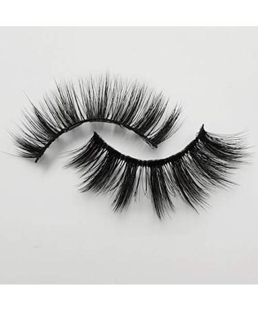 False Eyelashes with Glue 5 Pairs 3D Faux Mink False Lashes Reusable Long Thick Eyelashes for Makeup Eyelashes Extension with glue and Eyelashes Clip - Buy Online on SooperMarket.com