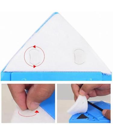 ZABEES Glass Brush Magnetic Double Side Glass Cleaning Brush For Window Cleaning Household Cleaning Tool Magnetic Window Cleaner - Buy Online on SooperMarket.com