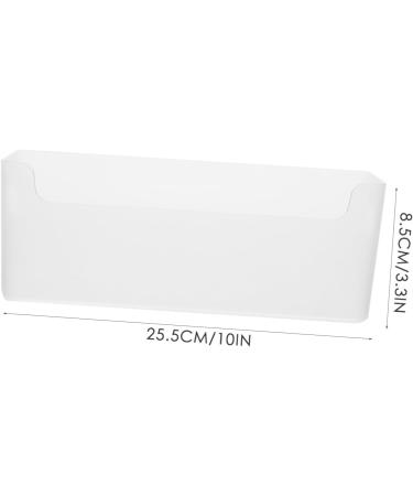 EXCEART 3pcs Small Shelf And Containers for Organizing Bin Fruit Container Size Holder Refrigerator Transparent 25.5X9.5X8.5CM - Buy Online on SooperMarket.com