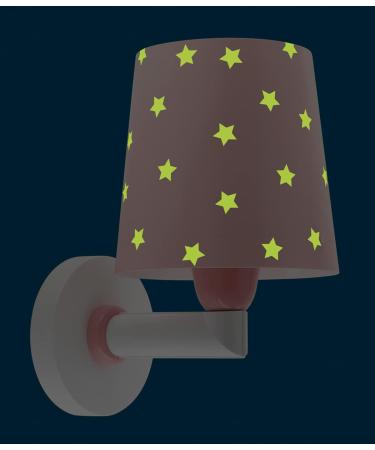 Dalber Children's Wall Lamp - Pink Cloud & Star Light for Kids' Rooms | E27 Model 82219S - Buy Online on SooperMarket.com