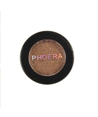 Phoera Cream to Powder Waterproof Glitter Metallic Eyeshadow Palette Long Lasting Shimmer High Pigment Sparkly Eye Shadow Cosmetic Makeup (116 MOROCCO)