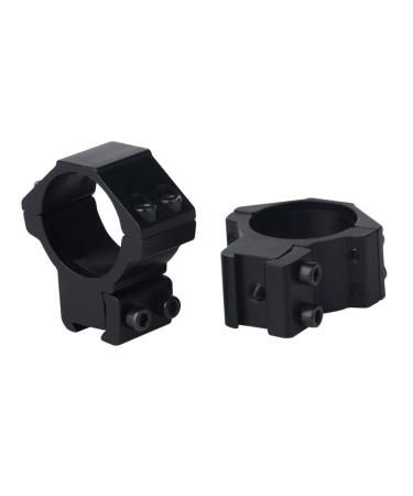 FOCUHUNTER Medium Profile Scope Rings - 30mm Mount Rings Adaptador with 11mm Dove Rail
