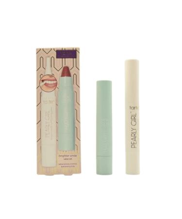 Tarte Brighter Smile Holiday Gift Value Set:: Pearly Girl Vegan Teeth Whitening Pen and SEA H2O Balm Lip Tint in Salt Lyfe - Cool Mauve