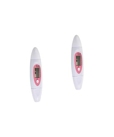 Mikinona 2pcs 3 1 Facial Moisture Oil Tester Digital Skin Analyzer Facial Water Analyzer Sensor White