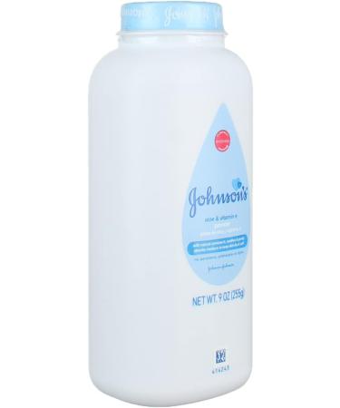 Johnson's Baby Powder Pure Cornstarch with Aloe & Vitamin E 9 oz - Gentle and Soothing for Baby's Delicate Skin - Buy Online on SooperMarket.com