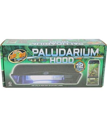 Zoo Med Laboratories INC Paludarium Hood Black 12 INCH (690862)