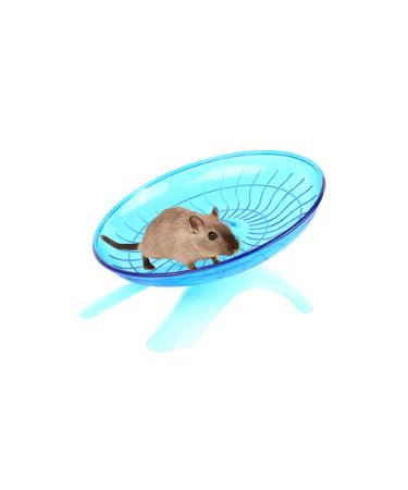 Silent Hamster Wheel Hamster Flying Saucer Plastic Running Wheel Playing Toy Hamster Running Sports Wheel for Gerbils Squirrels Guinea Pig Syrian Small Animals Pets