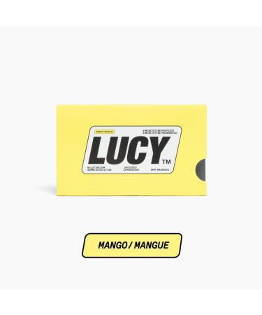 LUCY Nicotine Gum 4mg 100 Count | Mango Flavour | NPN 80108821 | Stop Smoking Aid | 10 pcs per Pack x 10 Packs - Buy Online on SooperMarket.com