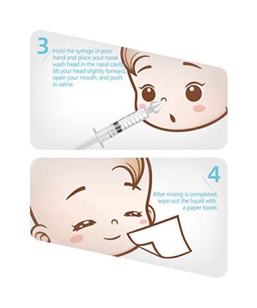 Lodokdre Infant Nasal Aspirator Cleaner Set - 4Pcs Baby Nose Clean Needle with 10ML Rhinitis Nasal Washer - Buy Online on SooperMarket.com