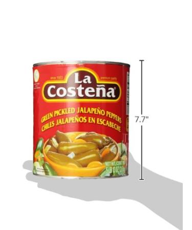 La Costena Pepper Jalapeno Whole #10 93oz - Authentic Mexican Flavors | Buy Online - Buy Online on SooperMarket.com