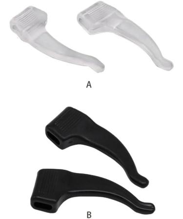 Buy Osiuujkw Silicone Ear Clip - Comfortable Non-Slip PVC Glasses Accessories for Enhanced Safety - International Shipping Available - Buy Online on SooperMarket.com
