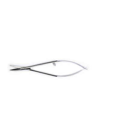 Andreia Professional Spring Scissors - Stainless Steel Curved Nail Scissors - Durable Nail Scissors for Pedicure Manicure and Nail Art with Sharp and Smooth Cut Nails Spring Scissors