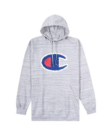Champion Hoodies for Men  Big and Tall Mens Fleece Hoodie, Graphic Pullover X-Large Tall Space Dye Hthr