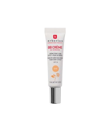 Erborian - BB Cream with Ginseng - Imperfection Covering Foundation with Baby Skin Effect - 5-in-1 Korean Skincare Face Cream SPF 20 - Dor Shade - 15 ml 15 ml (Pack of 1) Gold