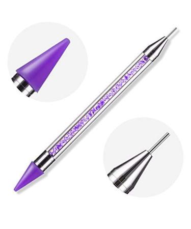 Buy Tvoip Dual-Ended Nail Rhinestone Picker & Wax Tip Pencil - 2PCS Dotting Pen for Gems & Crystals Manicure Nail Art Tool - Buy Online on SooperMarket.com