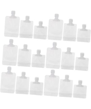 FOMIYES 5 Sets Flap Lotion Bag Shampoo Travel Container Spray Lotion Portable Spout Pouch Toiletry Lotion Pouch Dispenser Container Squeezable Bags Reusable Filling Bye Cream Clamshell - Buy Online on SooperMarket.com