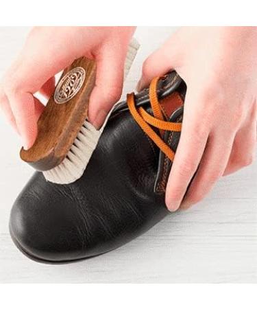Collonil 1909 Fine Polishing Brush Made with Real Natural Goat Hair with Wood Handle (6 in.) for Polishing & Cleaning All Designer Leather Shoes Clothes and Handbags. by Collonil - Buy Online on SooperMarket.com