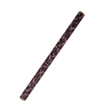 minkissy Nail Polish Acrylic Nail Art Brush Nail Art Liner Pen Double-end Nail Liner Pen Nail Drawing Liner Brush Nail Liner Pen for Drawing Nail Art Pen Leopard Print Metal Line Pen