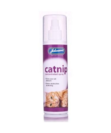 Johnson's Veterinary Catnip Concentrated Spray 150ml - Deters destructive scratching