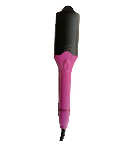 4 in 1 Hair Crimper & Wave Curler - Interchangeable Plates for Fluffy Styles | Purple Hair Styling Tool - Buy Online on SooperMarket.com