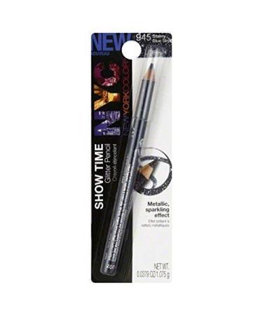 NYC Show Time Glitter Pencil  Starry Blue Sky 945  0.0379 oz (1.075 g)