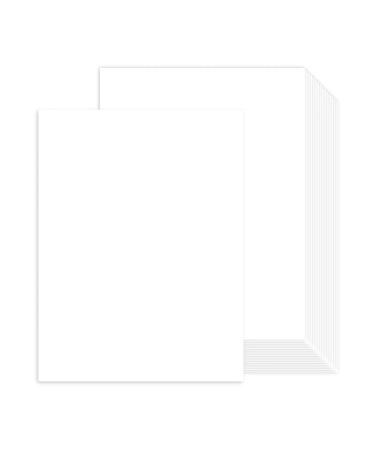 100 Sheets White Cardstock 8.5 x 11 Thick Paper  Goefun 80lb Card Stock Printer Paper for Invitations  Menus  Wedding  DIY Cards white 8.5x11