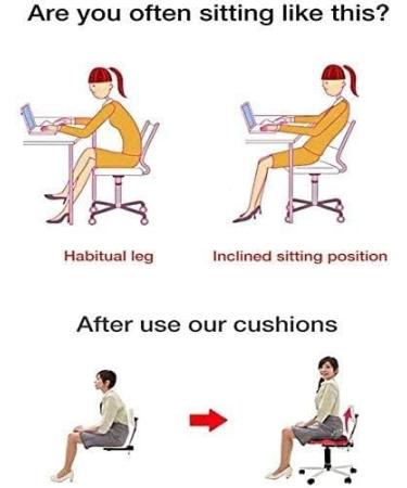 GeRRiT Memory Foam Seat/Chair Cushion for Relieves Back Sciatica Pain Tailbone Pain for Hemorrhoid Coccyx Sciatic Nerve Pregnancy and Tailbone Pain - Buy Online on SooperMarket.com
