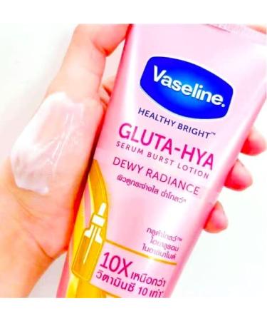 Vaseline Gluta-Hya Dewy Radiance Serum Burst Body Lotion 300ml - White - 10.14 Fl Oz - Buy Online on SooperMarket.com
