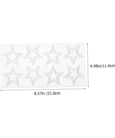 Zerodeko Silicone Mold Gummy Silicone Star Silicone Baking Mold Five-Star Biscuit Mold Resin Star Cupcake Baking Mold DIY Cake Mold Chocolate Mould White Chocolate Candies Silica Gel Candy - Buy Online on SooperMarket.com