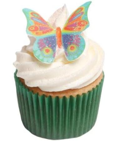 24 Beautiful Wafer Butterflies- Edible Unique & Gorgeous! - Buy Online on SooperMarket.com