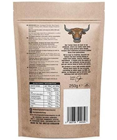 The Original Biltong Company - High Protein British & Irish Beef Snack (250g) - Buy Online on SooperMarket.com