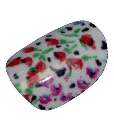 Chix Nails Nail Wraps Wild Flowers Floral Fingers Toes Vinyl Foils