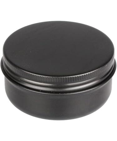 Zeoabsy 10 Pieces 50ml Matte Black Aluminum Empty Jars - Round Doses with Screw Cap for International Shipping - Buy Online on SooperMarket.com