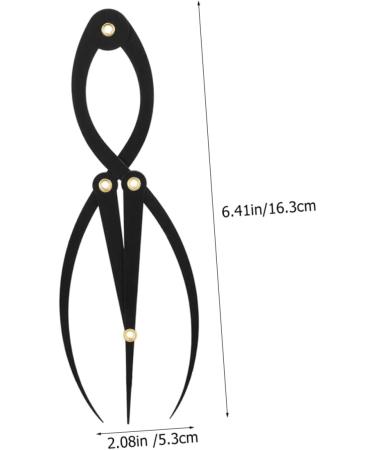 Mikinona Stainless Steel Ruler for Eyebrow Metal Stencils Tattooing Eyebrow Ruler Makeup Tools Balance Gold - Buy Online on SooperMarket.com