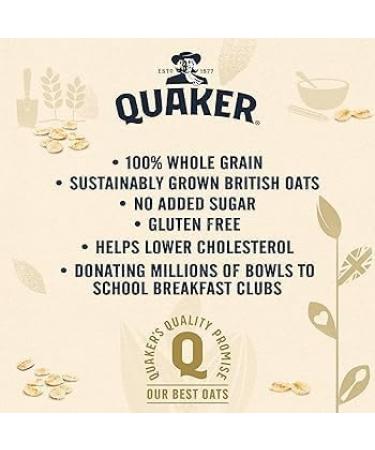 Quaker Original So Simple Oats 60 Individual 27g Sachets | Heart-Healthy Breakfast | Convenient Breakfast Pack | Nutritious Goodness | Customize with your favorite toppings - Buy Online on SooperMarket.com
