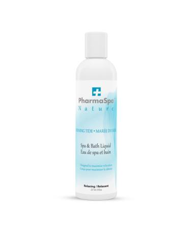 Nature: Spa and Bath Liquid with All-Natural Extracts - 237 ml/8 fl oz Hot Tub Aromatherapy Liquid Gluten Free Parabens Free Cruelty Free (EVENING TIDE)