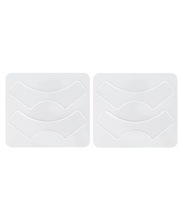 Transparent Lip Wrinkle Patch for Men Women 2 Pairs Day Night Use Lip Anti Wrinkle Pads for Home Beauty Salon Reusable Silicone Upper Lip Pad for Skin Firming Fine Wrinkles Reducing