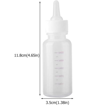 Cat Nursing Bottle 50ml Newborn Animal Nursing Care Set Milk Feeding Bottle with Replacement Nipples for Pet Supply Dog Cat KittenFeeders - Buy Online on SooperMarket.com
