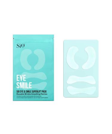 SiO Beauty Eye and Smile SuperLift - Eye & Lip Anti-Wrinkle Silicone Patches - Reduce Smile and Under Eye Wrinkles Overnight