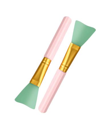 Face Mask Brush Set - 2 Silicone Makeup Applicators for Charcoal Mud and Clay Masks | Perfect for Skincare & Beauty - Buy Online on SooperMarket.com