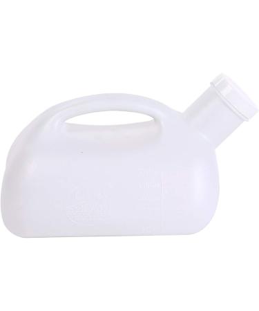 Male Urinal Bottle Camping Toilet Urine Bottle Unisex Urinal - 2000mL Thick Plastic Bedpan Bottle with Lid - Portable Pee Bottles - Travel Urine Collection Containers - Buy Online on SooperMarket.com
