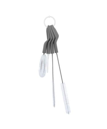 Full Circle Little Sipper Bottle & Straw Cleaner  One Size  Grey