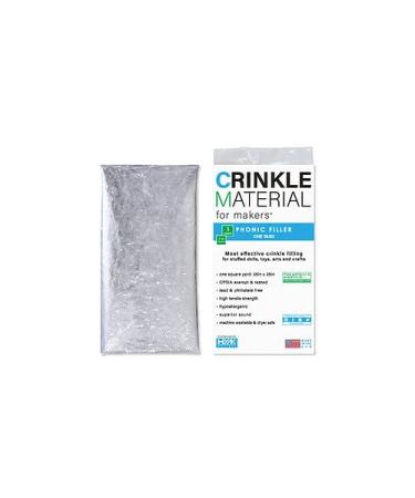 HYAKdesigns Crinkle Paper Plastic Film | 1 Sq Yard - Commercial Grade Crinkle - Add Texture & Noise to Toys | Noise Making Crinkle Crinkle Paper, Crinkle Paper for Baby Toys, Crinkle Sound for Toys