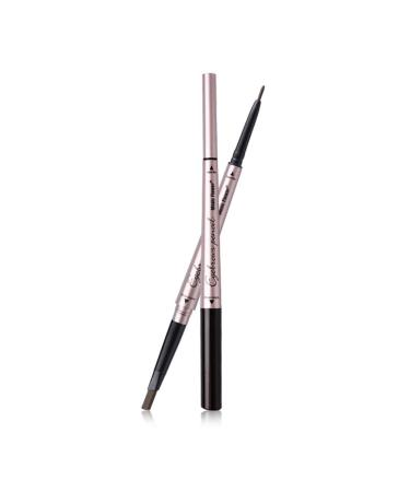 Vtrem Double-Headed Eyebrow Pencil - Waterproof Smudge-Proof Long-Lasting Fine Carving Eyebrow Pen (2# Light Coffee) - Perfect for Natural Eyebrows | International Shipping - Buy Online on SooperMarket.com