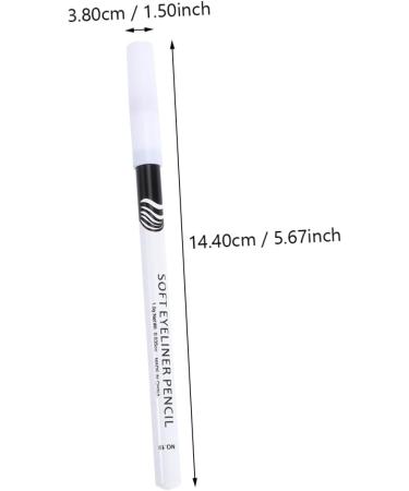 Mikinona 72 Pcs Eyeliner Pencil White Eye Liner Pencial Highlighter Pencil Makeup Eyes Lip Liner Wooden Pole - Buy Online on SooperMarket.com