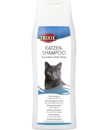 Trixie Katzenshampoo Double Pack | 2 x 250 ml | Gentle Cat Shampoo with Chamomile Extract for All Breeds | Revitalizing Pet Care - Buy Online on SooperMarket.com