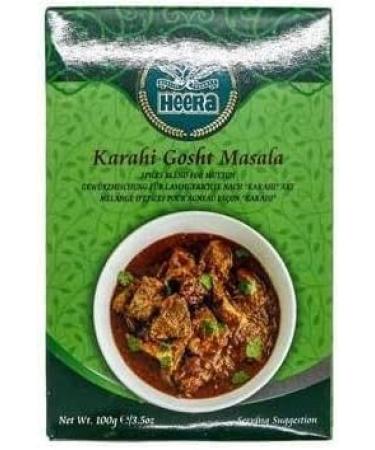 Seelans Superstore |Heera Karahi Gosht Masala 100g (Pack of 2) | An Important Ingredient In Kadai Gosht | Aromatic And Flavoured Blend Of Spices - Buy Online on SooperMarket.com