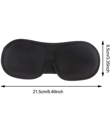 3D Contoured Cup Sleep Eye Mask - Purple | Block Out Light for Travel, Yoga, Nap - Soft & Comfortable Blindfold - Buy Online on SooperMarket.com