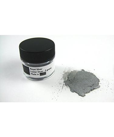 Royal SILVER - 5 gram - Edible Luxury Cake Dust For Decorating Cakes, USA Made